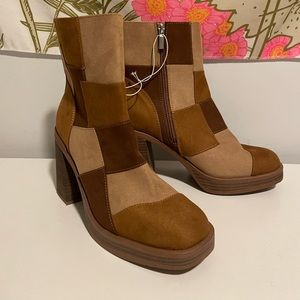 Universal Thread Patchwork Ankle Boot